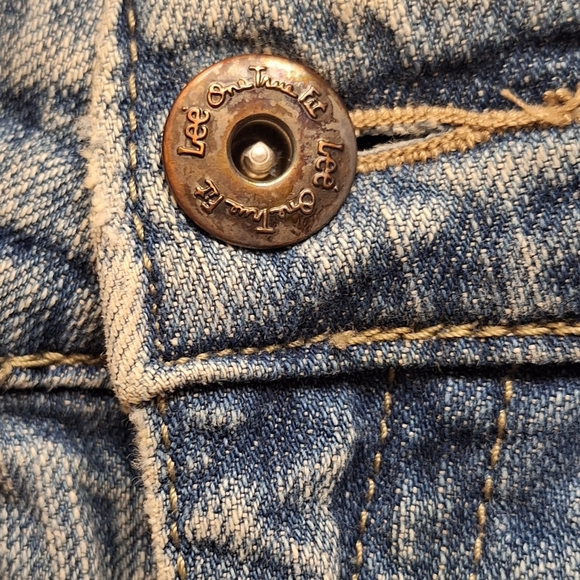 LEE one tru fit low waist faded blue jeans size 7/8 P - Picture 3 of 6